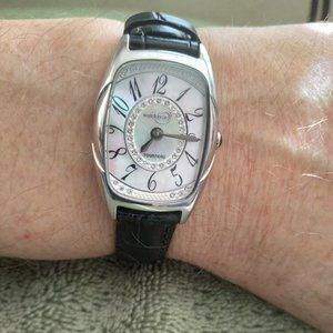 Tourneau watch gear for men or women oyster faced gemstone Ronda Quartz Watch